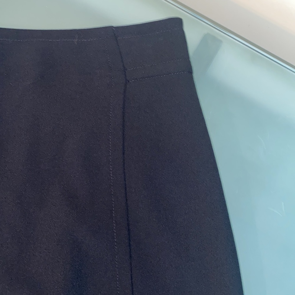 Banana Republic WOOL Black Pencil Skirt with Stretch Size 0 - Picture 2 of 5